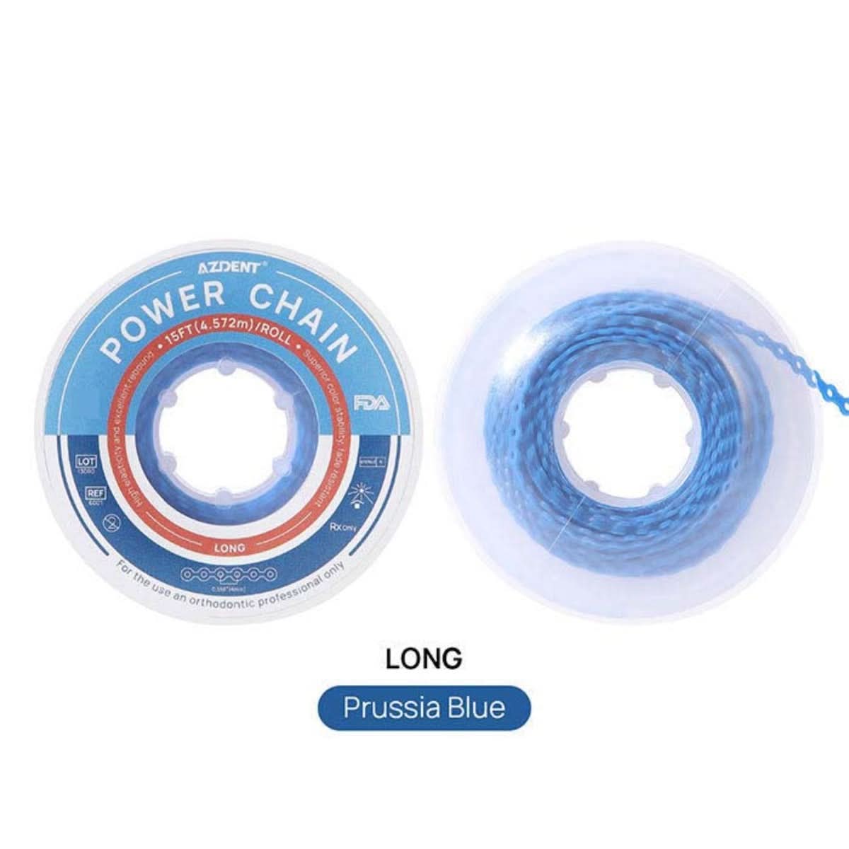 Orthodontic Elastic Power Chains 10 Colors 15 ft/Roll - pairaydental.com