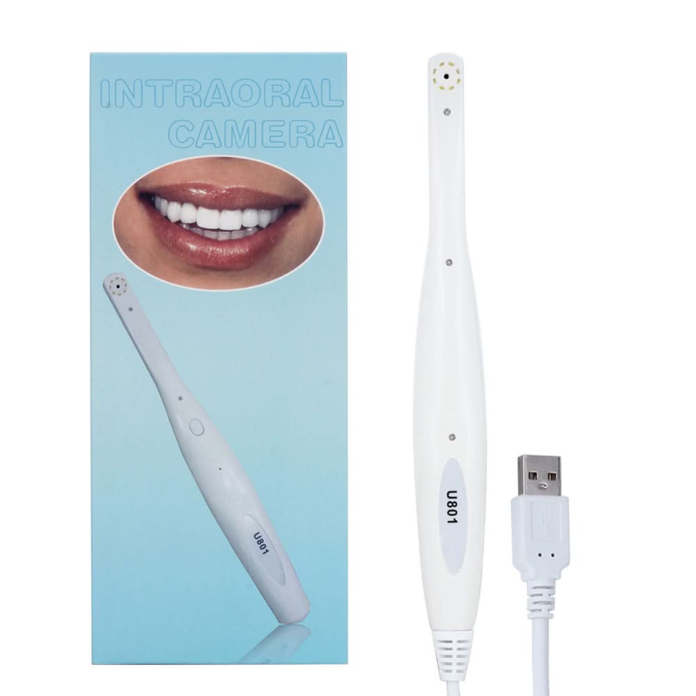 Dental Intraoral Camera 8 LED Light Endoscope USB 1/4 Sensor - pairaydental.com