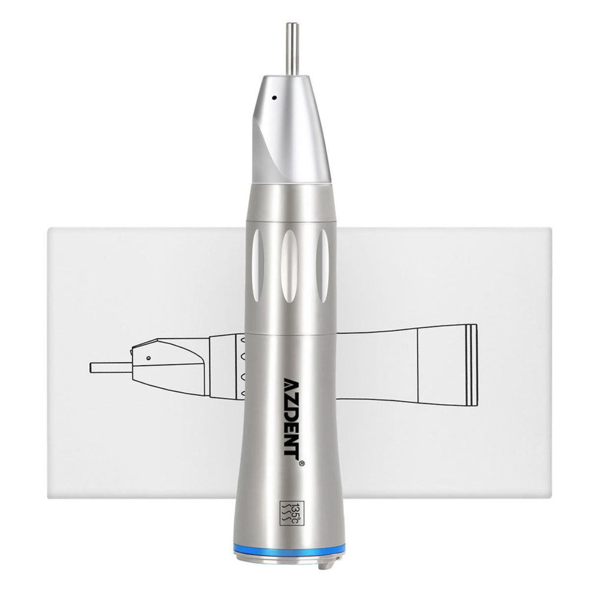 1:1 Fiber Optic Straight Nose Cone Handpiece Internal Water - pairaydental.com