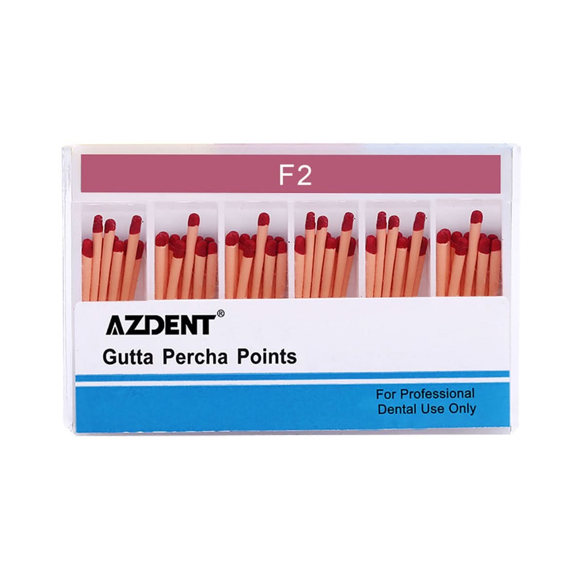 Gutta Percha Points F Series F1-F3 Color Coded 4 Models 60pcs/Pk - pairaydental.com