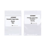 Dental Lingual Button Bondable Composite Ceramic Round/Rectangular Base 10pcs/Bag - pairaydental.com
