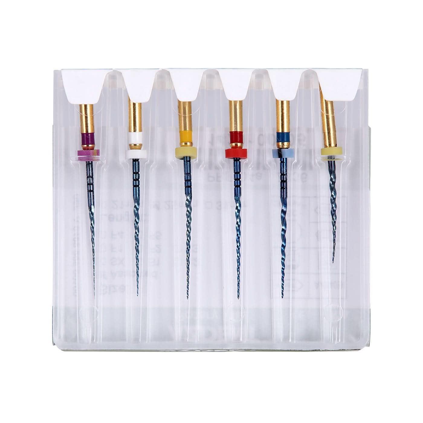 Endo NiTi Rotary Files Heat Activated 25mm Assorted SX-F3 6pcs/Pk - pairaydental.com