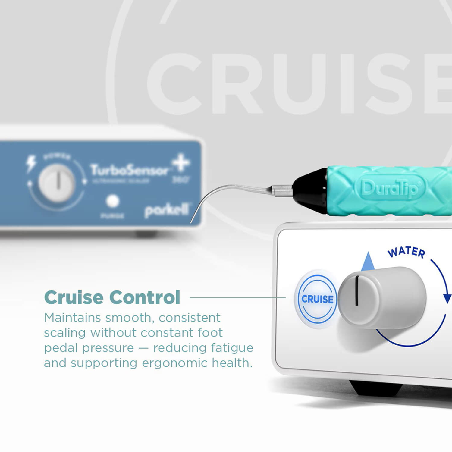 Parkell TurboSensor+360 Magnetostrictive Ultrasonic Scaler - pairaydental.com