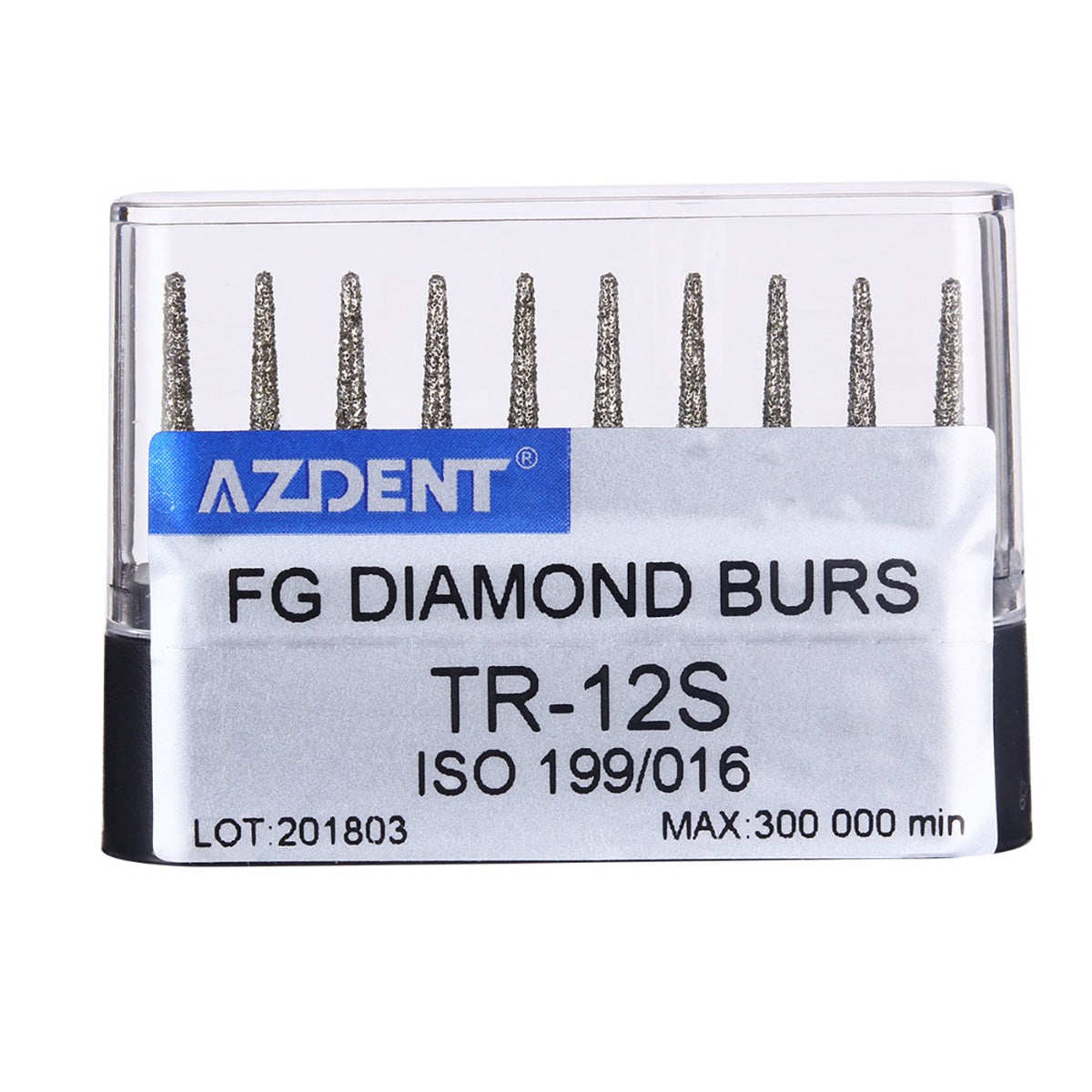 Dental Diamond Burs FG TR-12S Flat Cone 10pcs/Box - pairaydental.com