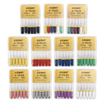 Dental Hand Use K-Files Stainless Steel #15-80 25mm 11 Models 6pcs/Pk - pairaydental.com