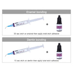 Dental Light Cure Dentin Enamel Resin Bonding Adhesive with Acid Etching Gel 37% - pairaydental.com