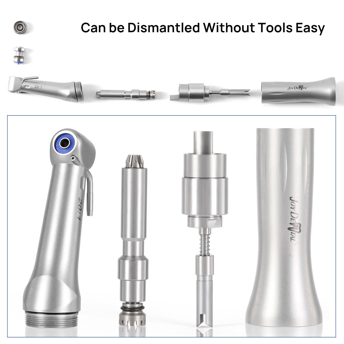 20:1 Implant Reduction Contra Angle Handpiece Push Button External Spray - pairaydental.com