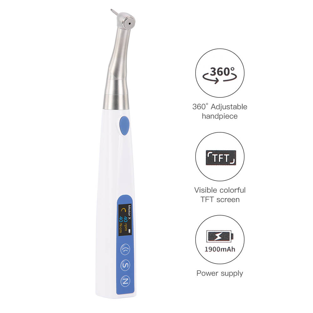 Dental Electric Wireless Universal Implant Driver Kit with Torque Wrench 16pcs Drivers 10-50Ncm 360° Rotating - pairaydental.com