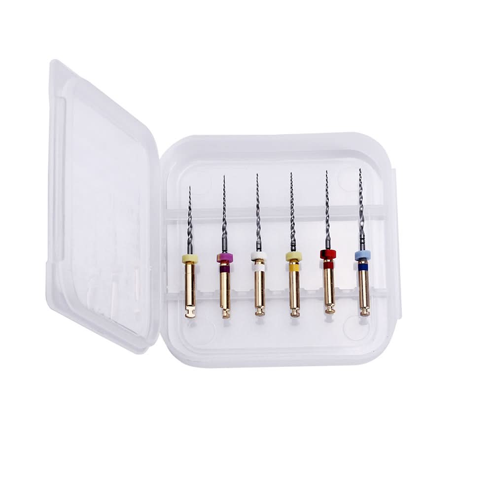 Endo NiTi Rotary Files 21mm Assorted SX-F3 6pcs/Pack - pairaydental.com