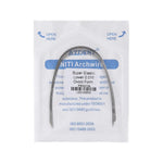 Archwire NiTi Super Elastic Ovoid Round 0.012-0.020 Upper/Lower 10pcs/Pack - pairaydental.com