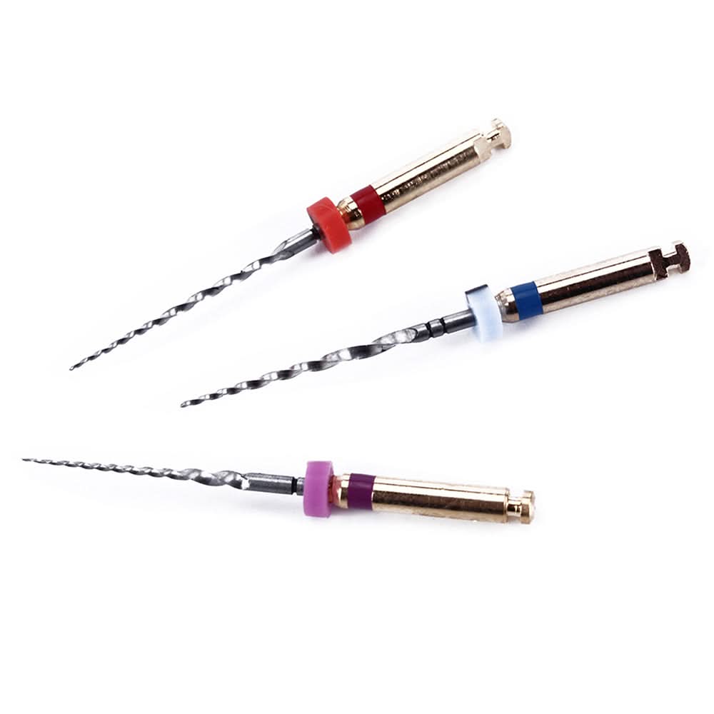 Endo NiTi Rotary Files 21mm Assorted SX-F3 6pcs/Pack - pairaydental.com