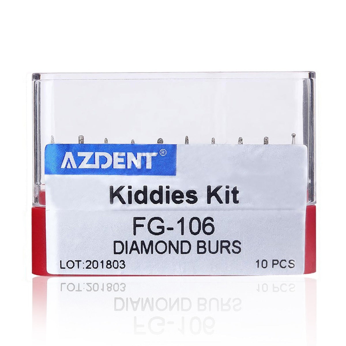 Dental Diamond Bur FG-106 Kiddies Kit 10pcs/Kit - pairaydental.com