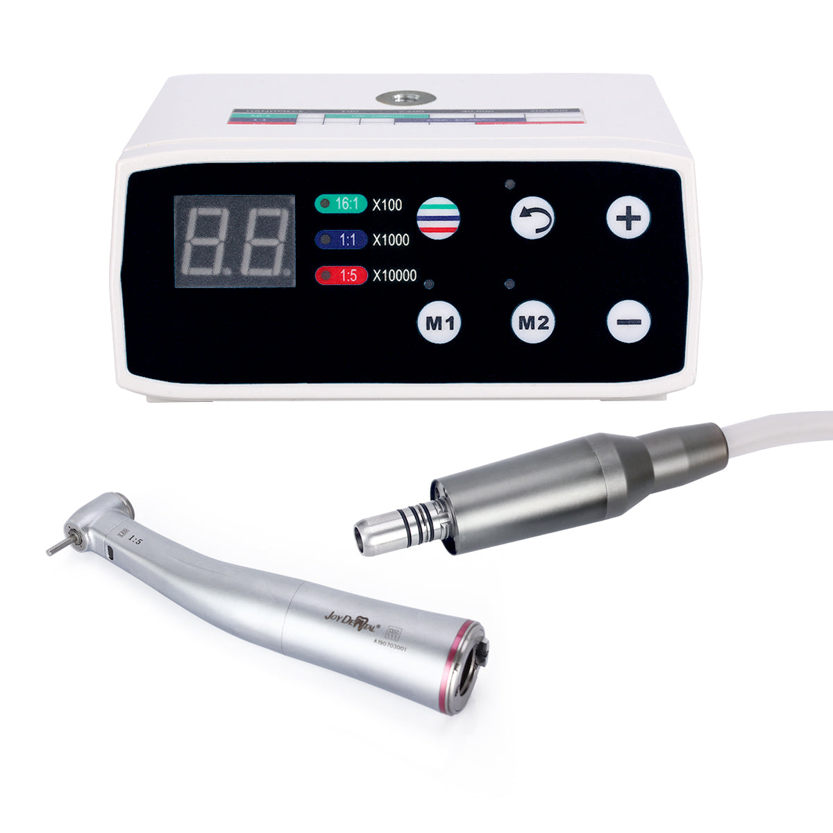 Dental LED Brushless Micro Motor+1:5 LED Increasing Contra Angle Handpiece - pairaydental.com