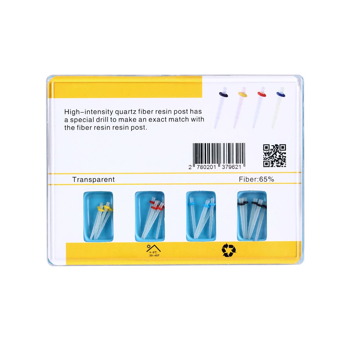 Dental Quartz Fiber Post Teeth Restore 4 Drills& 20 Fiber Posts - pairaydental.com