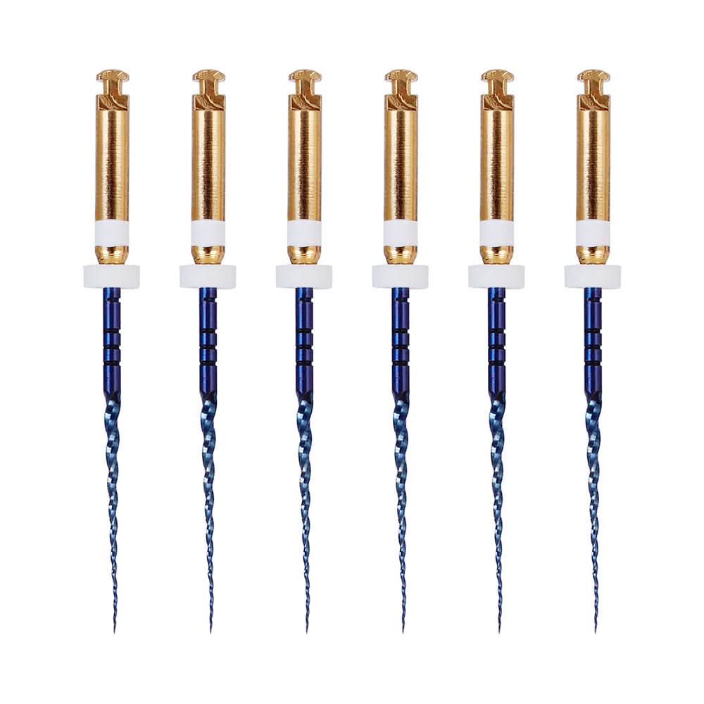 Endo NiTi Rotary Engine Files Heat Activated 25mm S2 6pcs/Pk