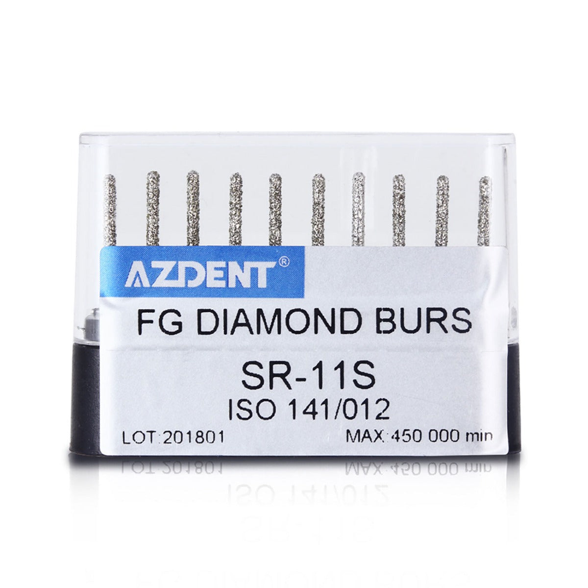 Dental Diamond Burs FG SR-11S Round End Cylinder 10pcs/Box - pairaydental.com