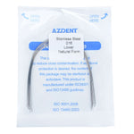 Orthodontic Archwire Stainless Steel Round Natural 0.012-0.020 Upper/Lower 10pcs/Pack - pairaydental.com