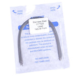 Orthodontic Archwire Stainless Steel Rectangular Natural 0.016-0.021 x 0.016-0.025 Upper/Lower 10pcs/Pack - pairaydental.com