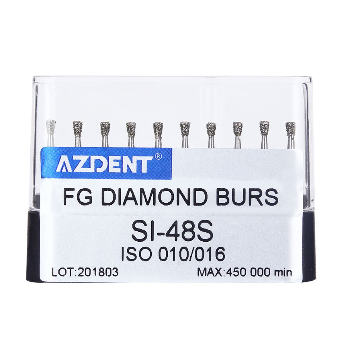 Dental Diamond Burs FG SI-48S Inverted Cone 10pcs/Box - pairaydental.com