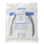 Orthodontic Archwire Stainless Steel Rectangular Oval 0.016-0.019 x 0.016-0.025 Upper/Lower 10pcs/Pack - pairaydental.com