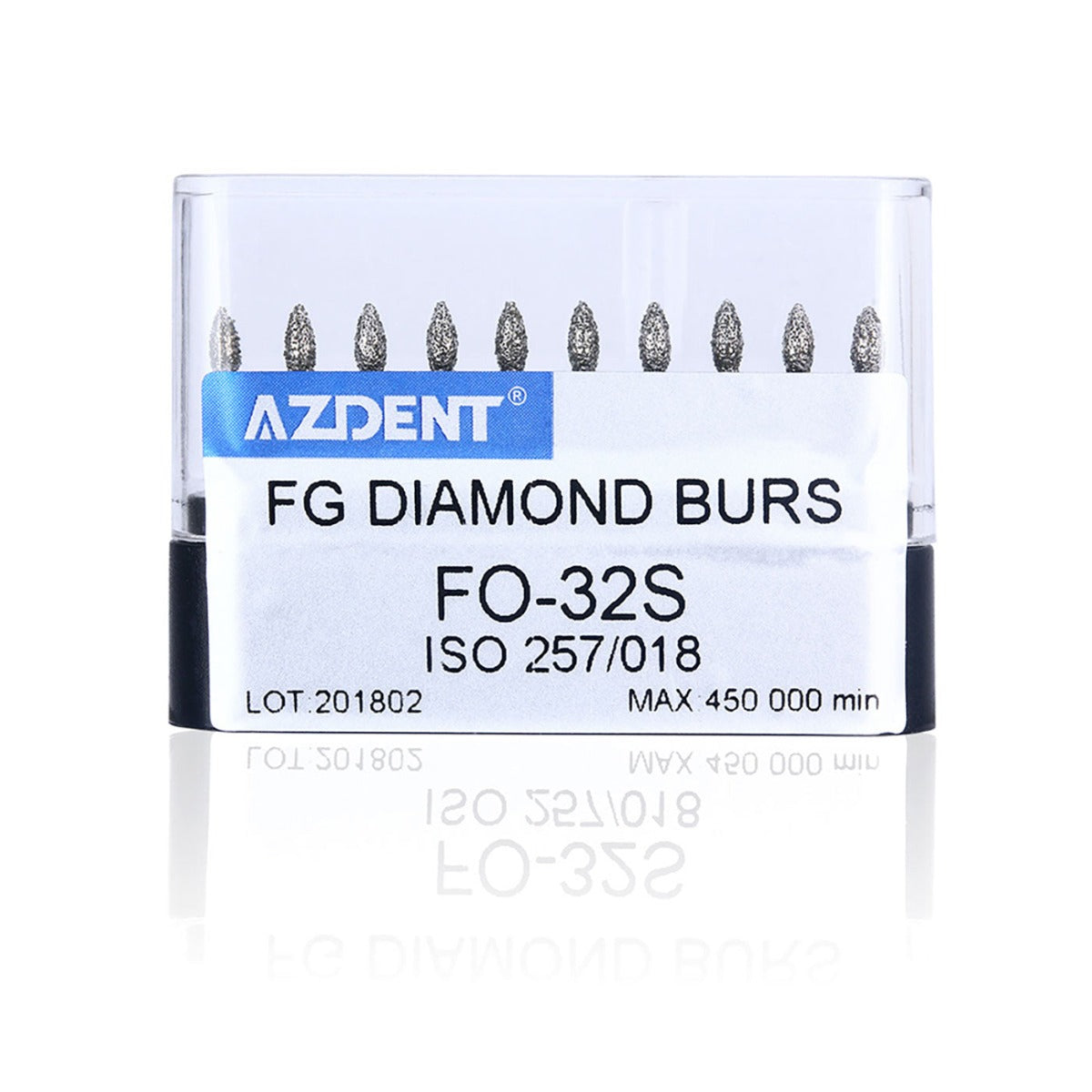 Dental Diamond Burs FG FO-32S Flame 10pcs/Box - pairaydental.com