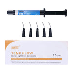 Dentex Dental Temporary Flow light Cure filling Composite Material Resin Blue 2.5g/Pack - pairaydental.com