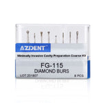 Dental Diamond Bur FG-115 Minimally Invasive Cavity Preparation Coarse Kit 8pcs/Kit - pairaydental.com