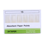 Absorbent Paper Points 0.04 Taper 15# 100pcs/Pk - pairaydental.com