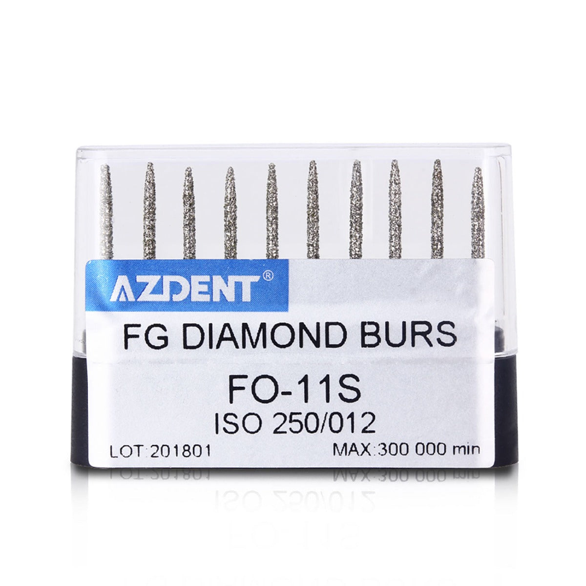 Dental Diamond Burs FG FO-11S Flame 10pcs/Box - pairaydental.com