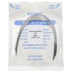Archwire NiTi Thermal Active Ovoid Round 0.012-0.020 Upper/Lower 10pcs/Pack - pairaydental.com