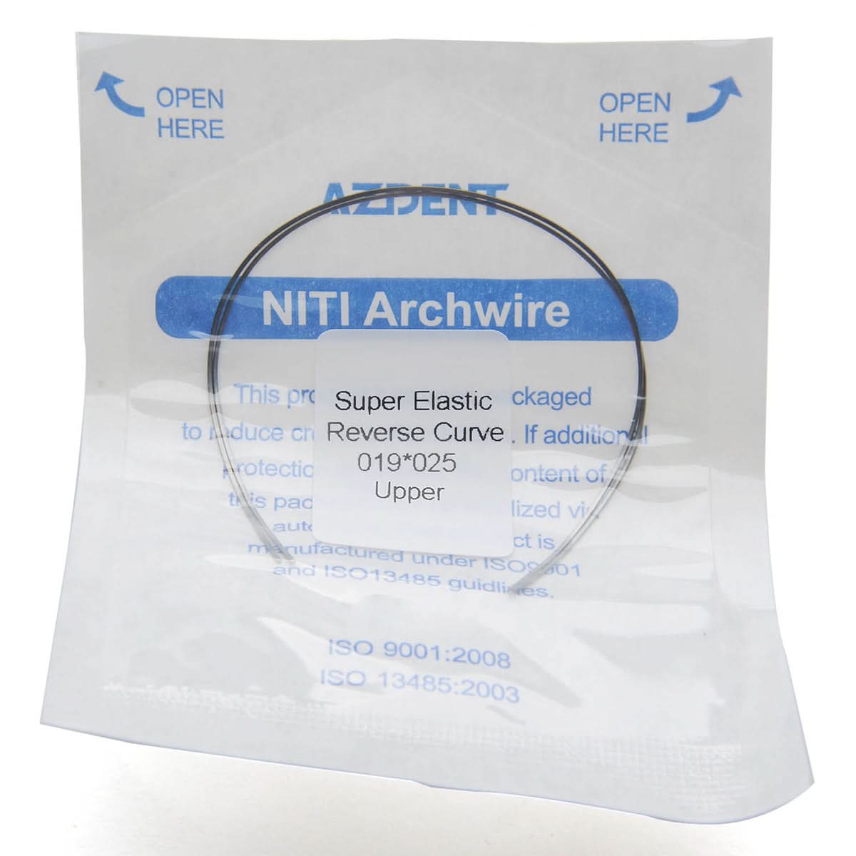 Archwires Niti Reverse Curve Rectangular 0.014-0.019 x 0.016-0.025 Upper/Lower 2pcs/Pack - pairaydental.com