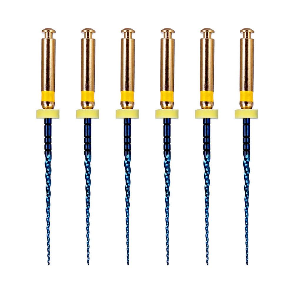 Endo NiTi Rotary Files Heat Activated 25mm F1 6pcs/Pk - pairaydental.com