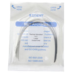 Archwire NiTi Thermal Active Ovoid Round 0.012-0.020 Upper/Lower 10pcs/Pack - pairaydental.com