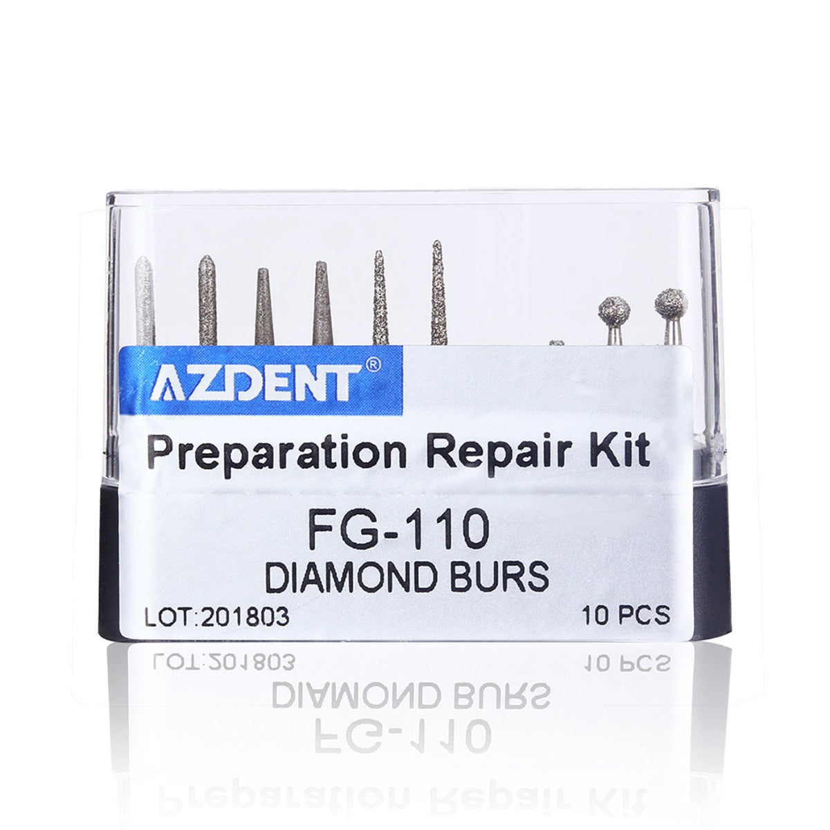 Dental Diamond Bur FG-110 Prepartion Repair Kit 10pcs/Kit - pairaydental.com