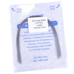 Orthodontic Archwire Stainless Steel Rectangular Natural 0.016-0.021 x 0.016-0.025 Upper/Lower 10pcs/Pack - pairaydental.com