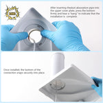 Dental Lab Desktop Dust Collector Extractor Portable Vacuum Cleaner LED - pairaydental.com