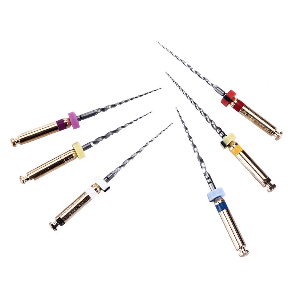 Endo NiTi Rotary Files 21mm Assorted SX-F3 6pcs/Pack - pairaydental.com