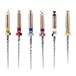 Endo NiTi Rotary Engine Files 25mm Assorted SX-F3 6pcs/Pack - pairaydental.com