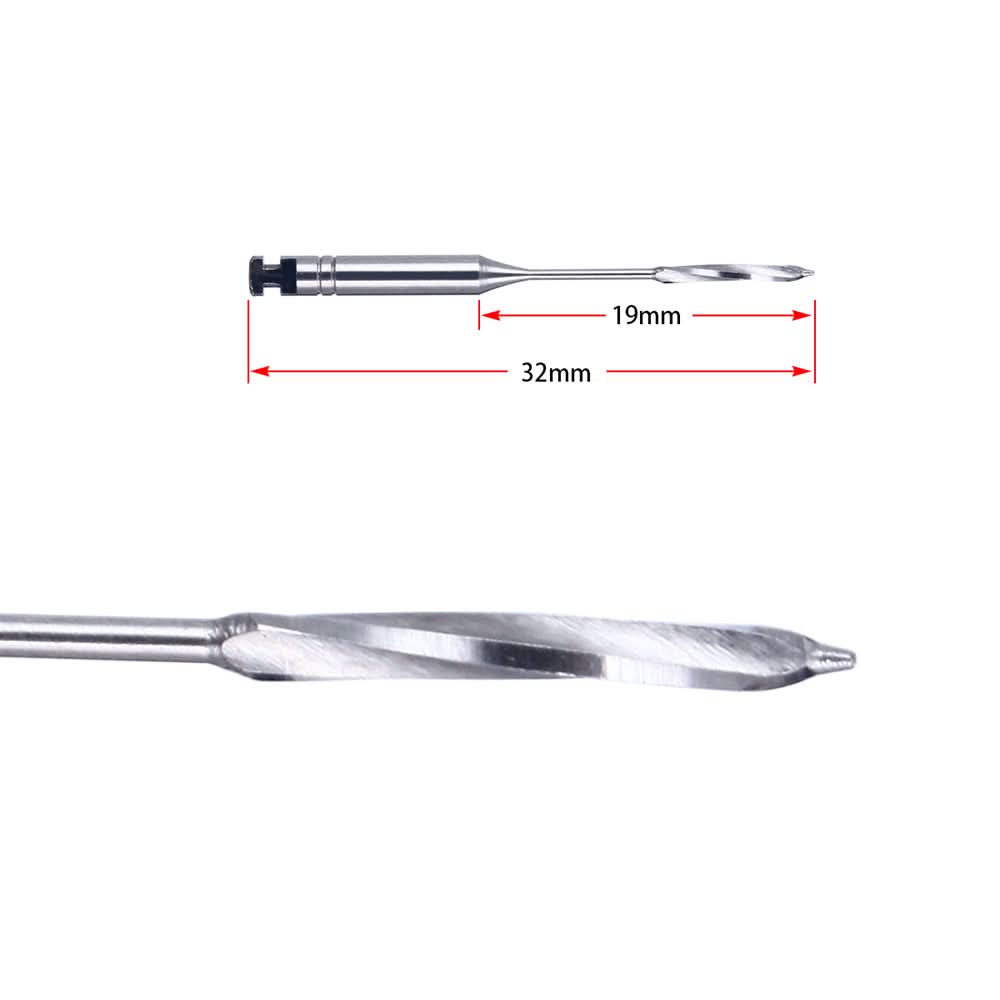 Dental Engine Files Staniless Steel Peeso Reamers 32mm #2 6pcs/Box - pairaydental.com