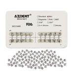 Orthodontic Mini Metal Brackets Roth/MBT/Edgewise 0.018/0.022 Hooks 3/3-4-5 20pcs/Box - pairaydental.com