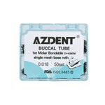 Buccal Tube 1st Molar Bondable Split Non-Convertible Roth 0.018 50Sets/Box - pairaydental.com