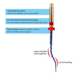 Endo NiTi Rotary Files Heat Activated 25mm Assorted SX-F3 6pcs/Pk - pairaydental.com