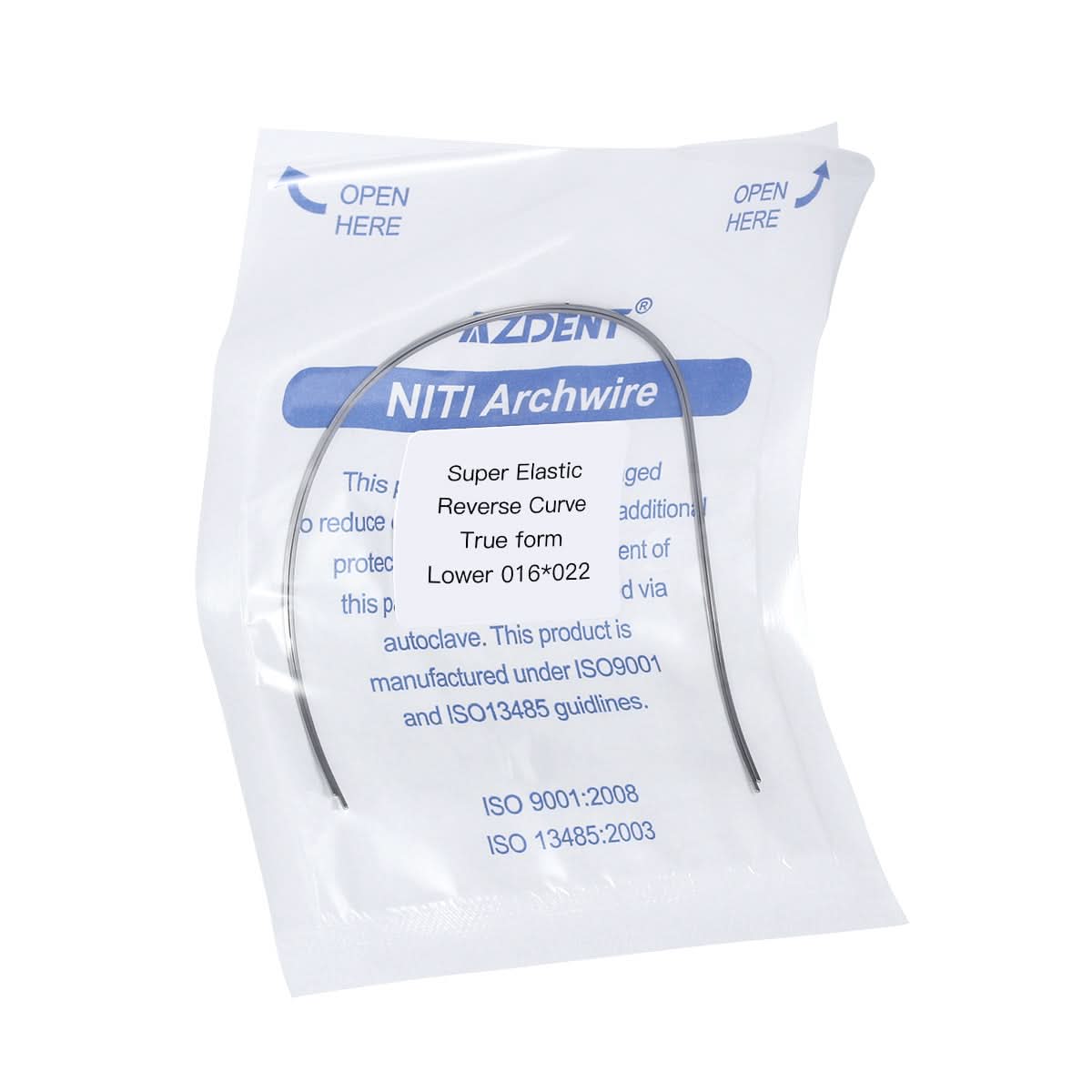 Archwires Niti Reverse Curve Rectangular True Form 0.014-0.019 x 0.016 ...