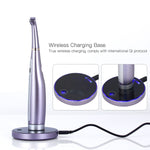 VAFU LED Curing Light Cordless OLED Screen 1 Second DeepCure Wide Specturm Metal Body With Caries Detector Light Meter 3200mW/Cm² - pairaydental.com