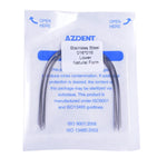 Orthodontic Archwire Stainless Steel Rectangular Natural 0.016-0.021 x 0.016-0.025 Upper/Lower 10pcs/Pack - pairaydental.com