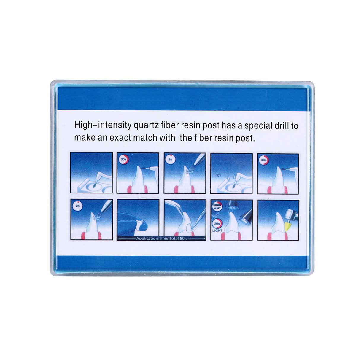 Dental Quartz Fiber Post Teeth Restore 4 Drills& 20 Fiber Posts - pairaydental.com