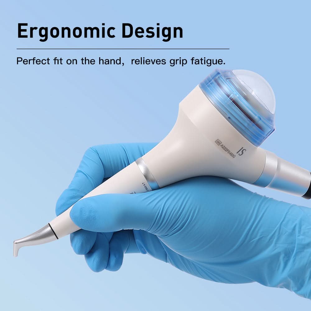 4 Holes Air Polisher A1S Detachable 360° Rotating Handpiece With Quick Coupler - pairaydental.com