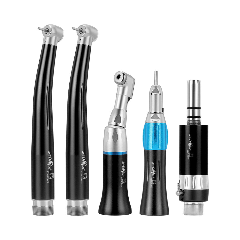 Dental Black Low and High Speed Handpieces Kit 2/4 Holes - pairaydental.com