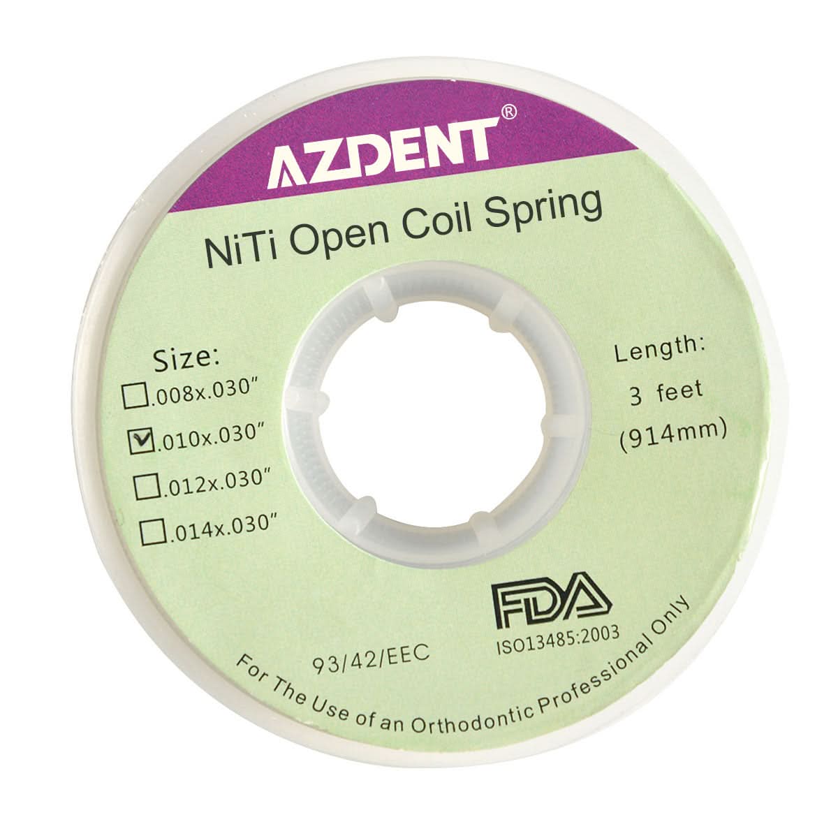 Dental Open Coil Springs Niti 0.010*0.030″ 1pc/Roll - pairaydental.com