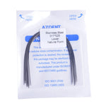 Orthodontic Archwire Stainless Steel Rectangular Natural 0.016-0.021 x 0.016-0.025 Upper/Lower 10pcs/Pack - pairaydental.com